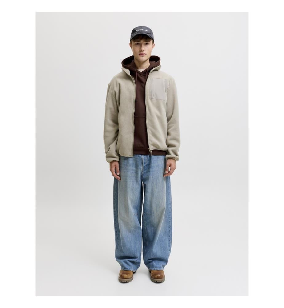 Hoodie in lockerer Passform - Schokoladenbraun