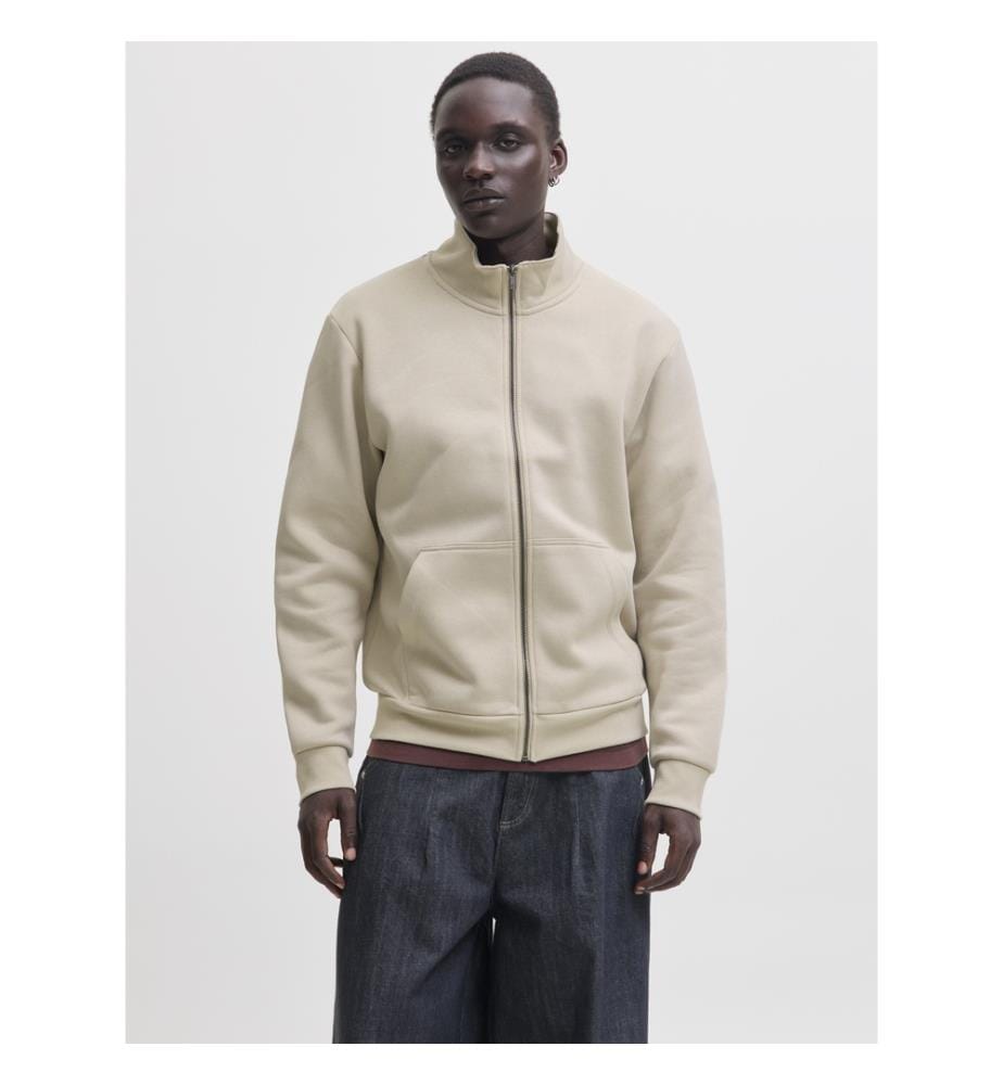 Jacke in Relaxed Fit - Hellbeige