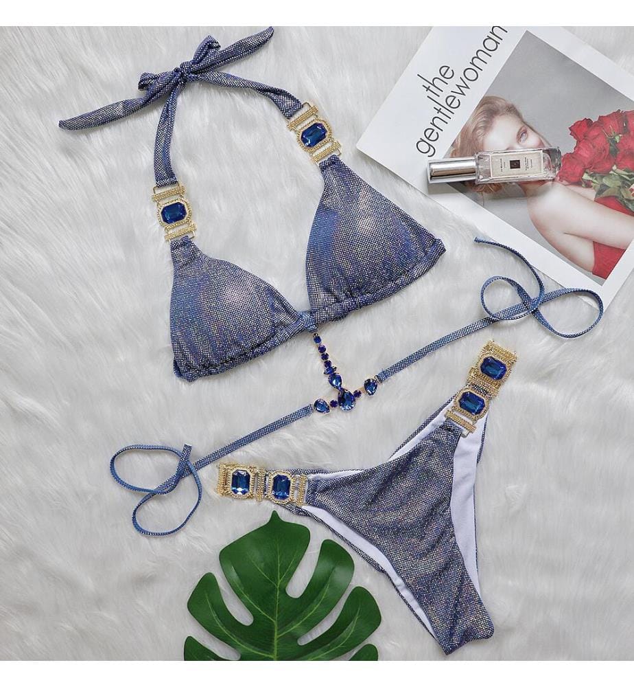 Bikini-Schmuck - Blau