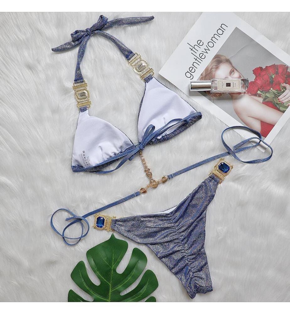 Bikini-Schmuck - Blau