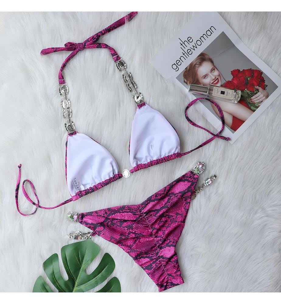 Bikini-Schmuck - Violett