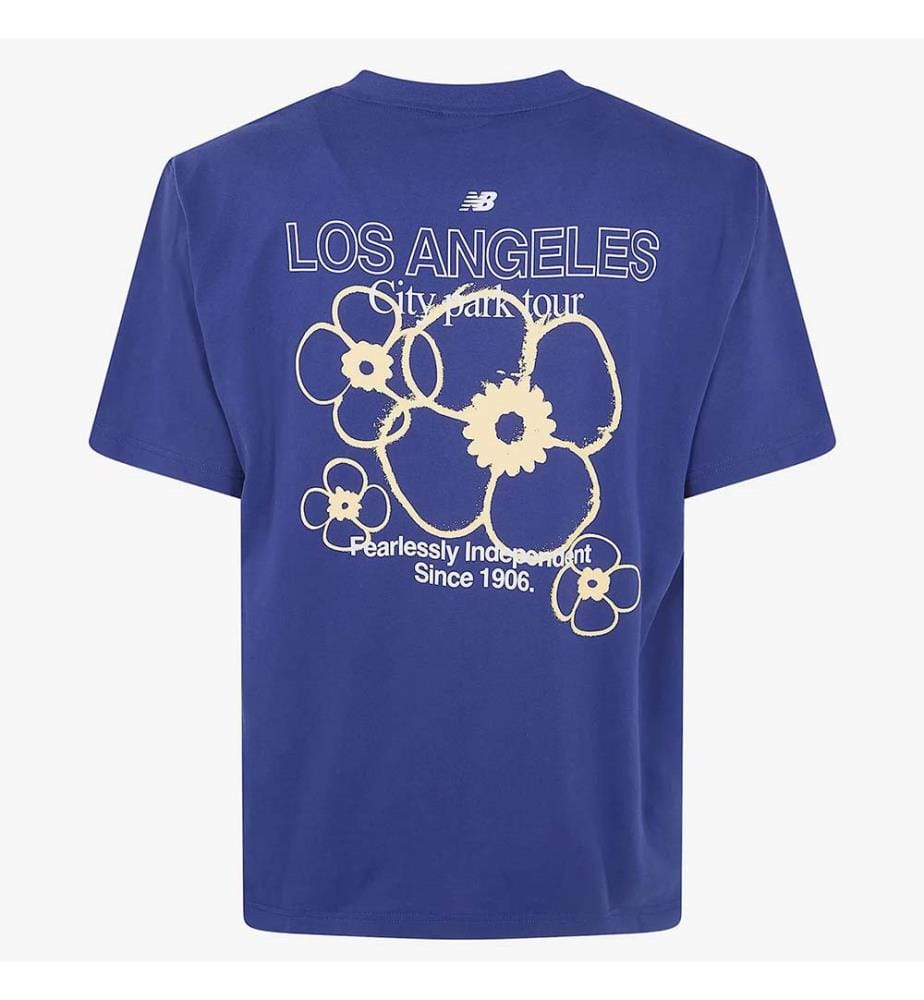 T-Shirt „LA City Run“ – Blau