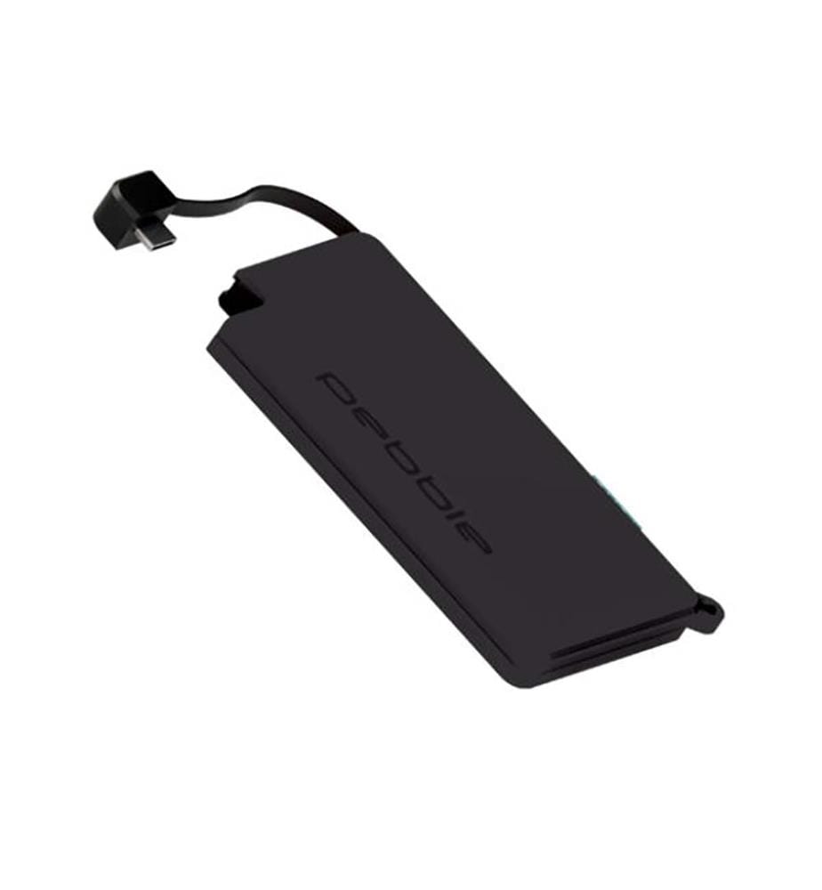 Ultrakompakte externe Powerbank „Pebble Pokket“ – 900 mAh