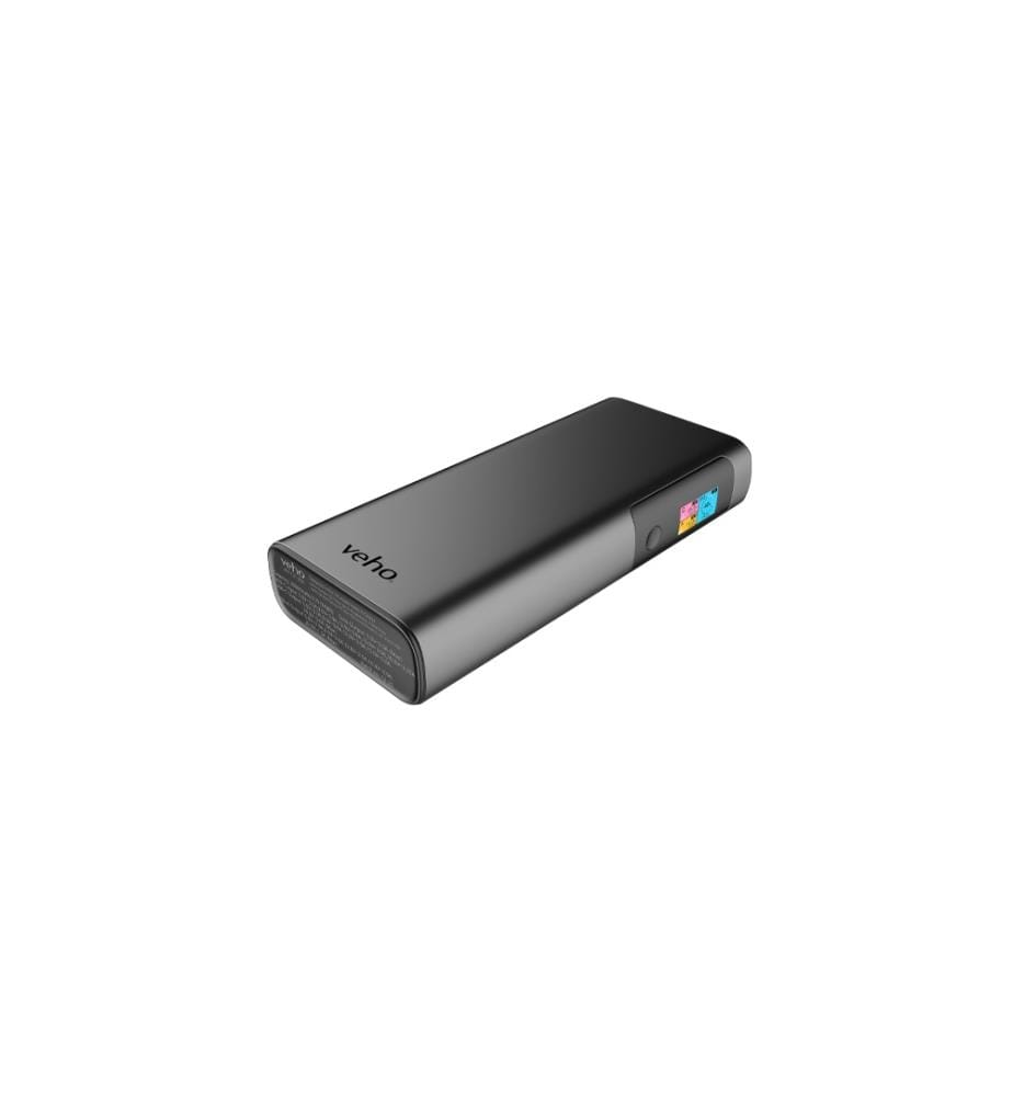 Pebble PQ21 Digitale Powerbank 20.000 mAh – Schwarz