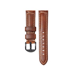 Veho Kuzo Uhrenarmband – Beiges Leder