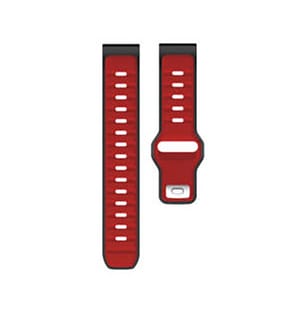 Veho Kuzo Uhrenarmband – rotes Silikon
