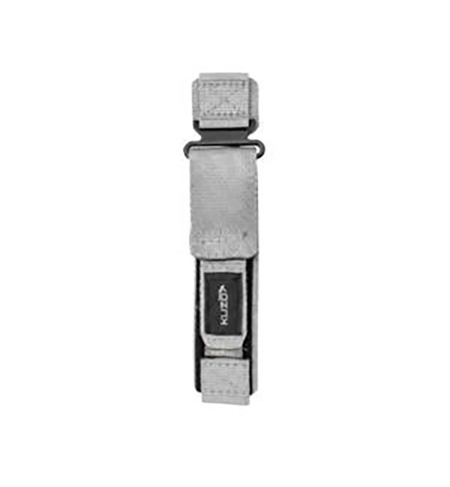 Veho Kuzo Uhrenarmband – silberfarbenes Nylon