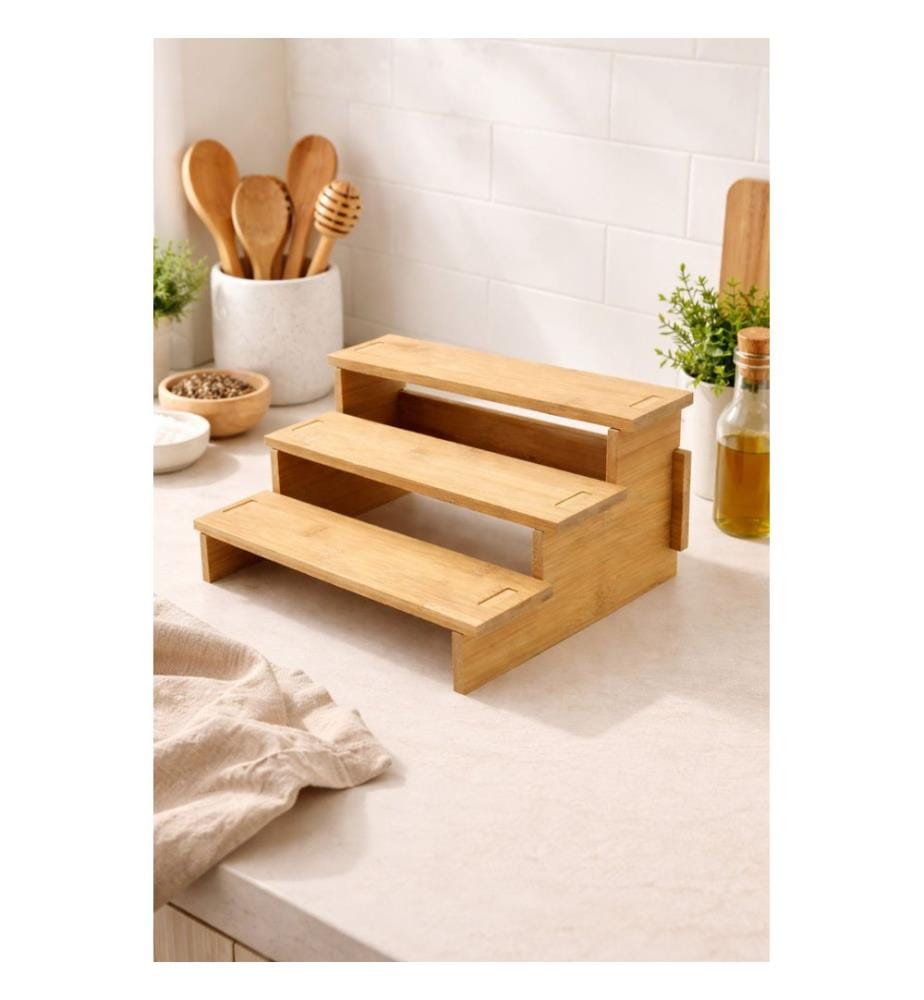 Kitchen Organizer, 100% WOODEN, Bambu