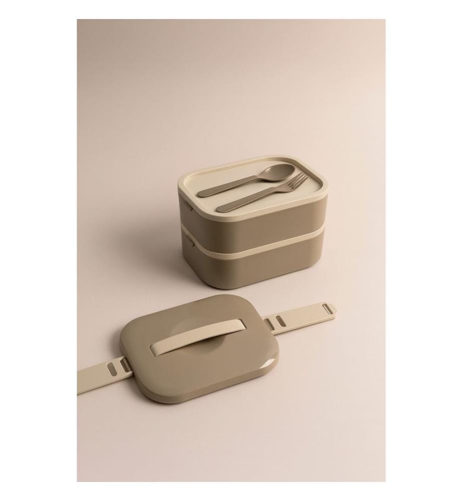 Scatola portaoggetti, 100% plastica, grigia