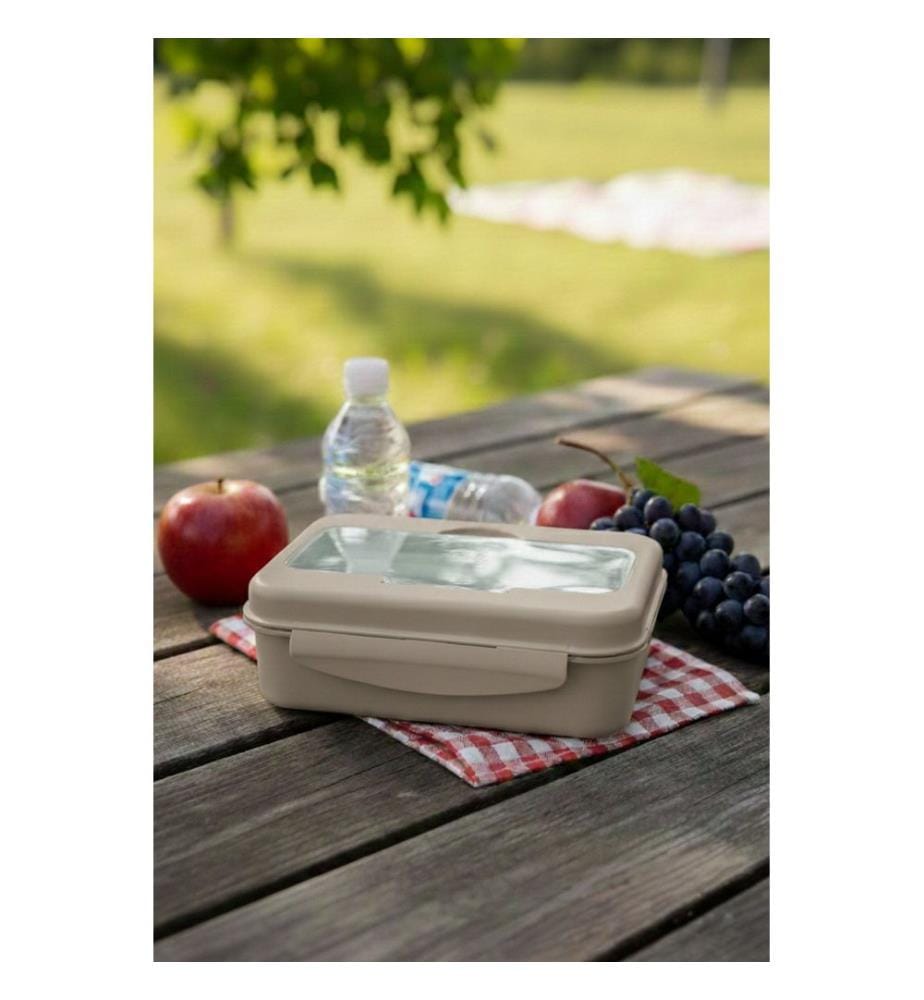 Scatola portaoggetti, 100% plastica, grigia
