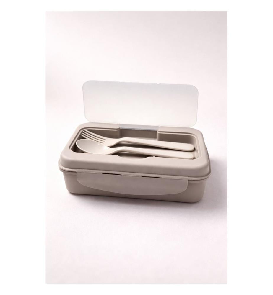 Scatola portaoggetti, 100% plastica, grigia
