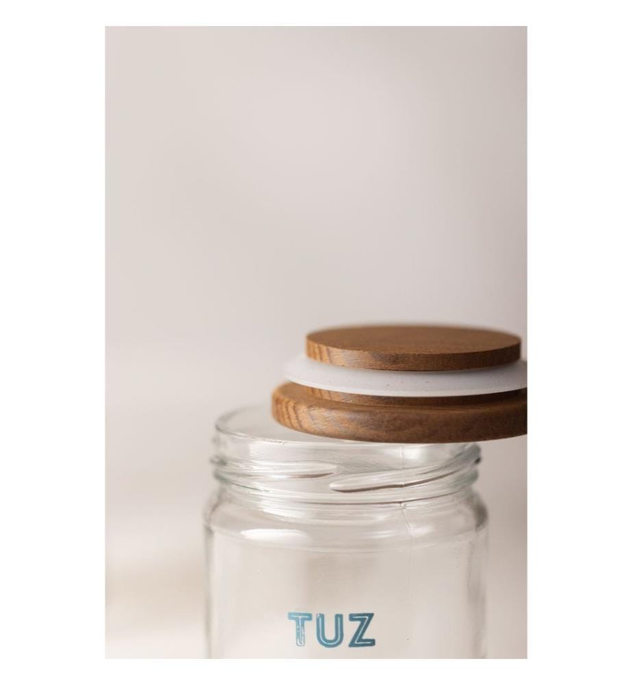 Spice Jar Set, 6 Pieces, Transparent, 100% GLASS