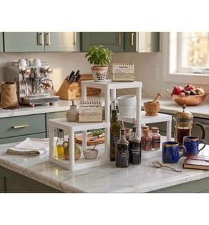 Kitchen Organizer, PLASTIC / CRAFT PAPER, White