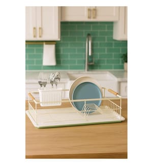 Kitchen Organizer, 100% METAL, Beige