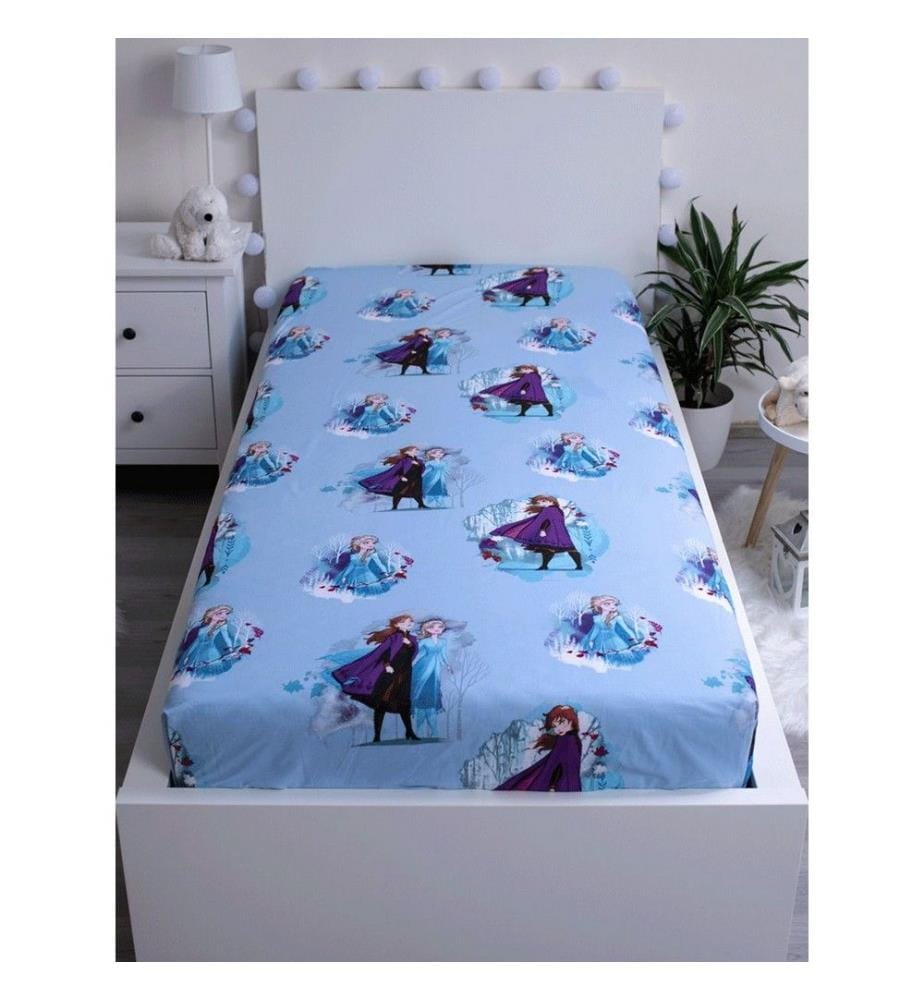 Frozen II Scena Invernale Lenzuolo con Angoli Single