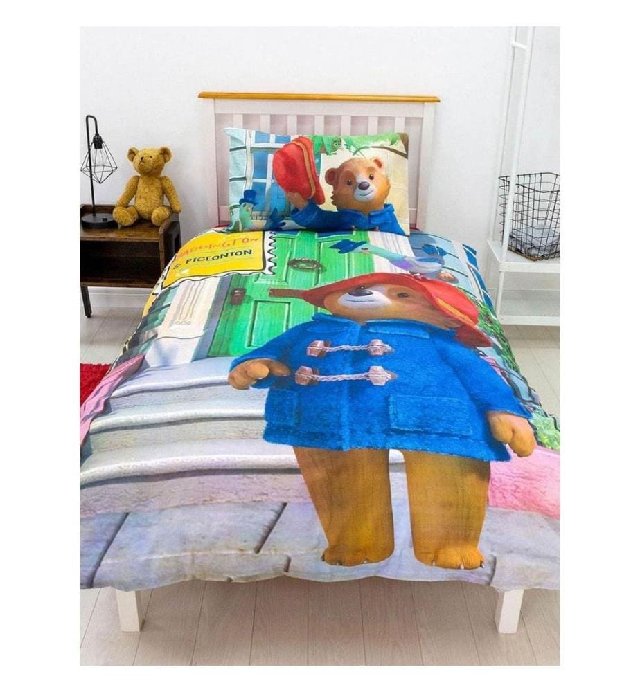 Paddington Bear Friends Reversibile Set Copripiumino Single