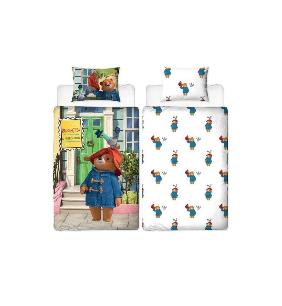 Paddington Bear Friends Reversibile Set Copripiumino Single