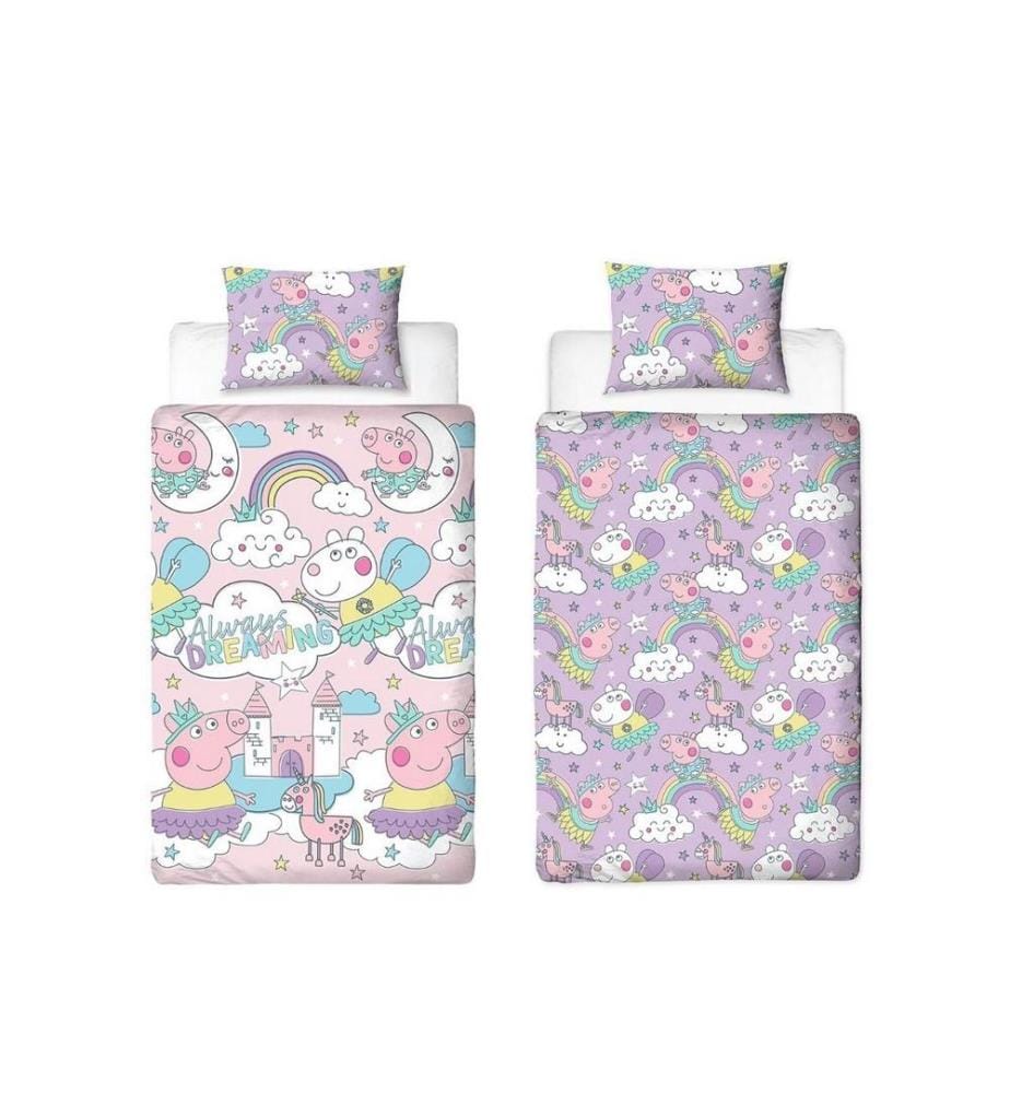 Peppa Pig Bedtime Set Piumino Single