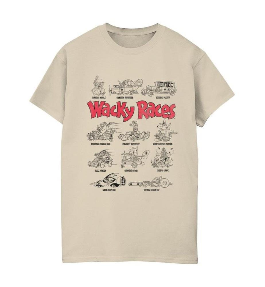 Wacky Races Mens Car Lineup T-Shirt