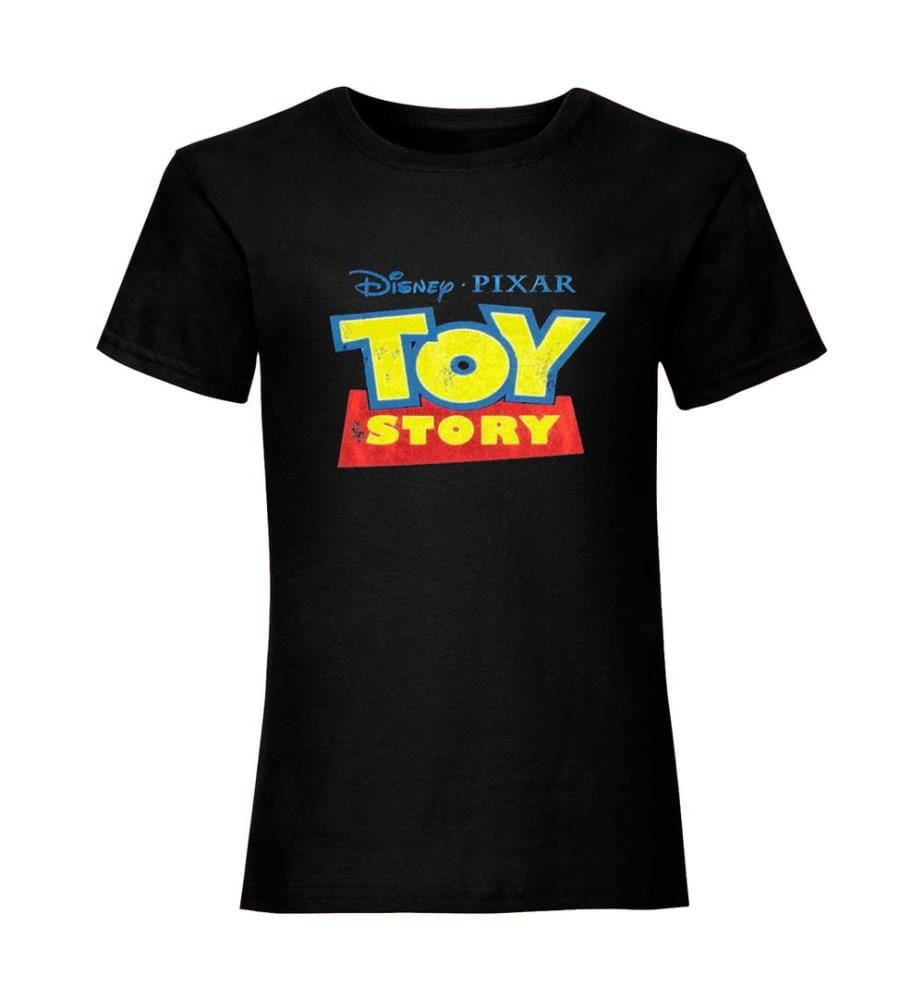 Toy Story Womens/Ladies Distressed Logo Boyfriend T-Shirt