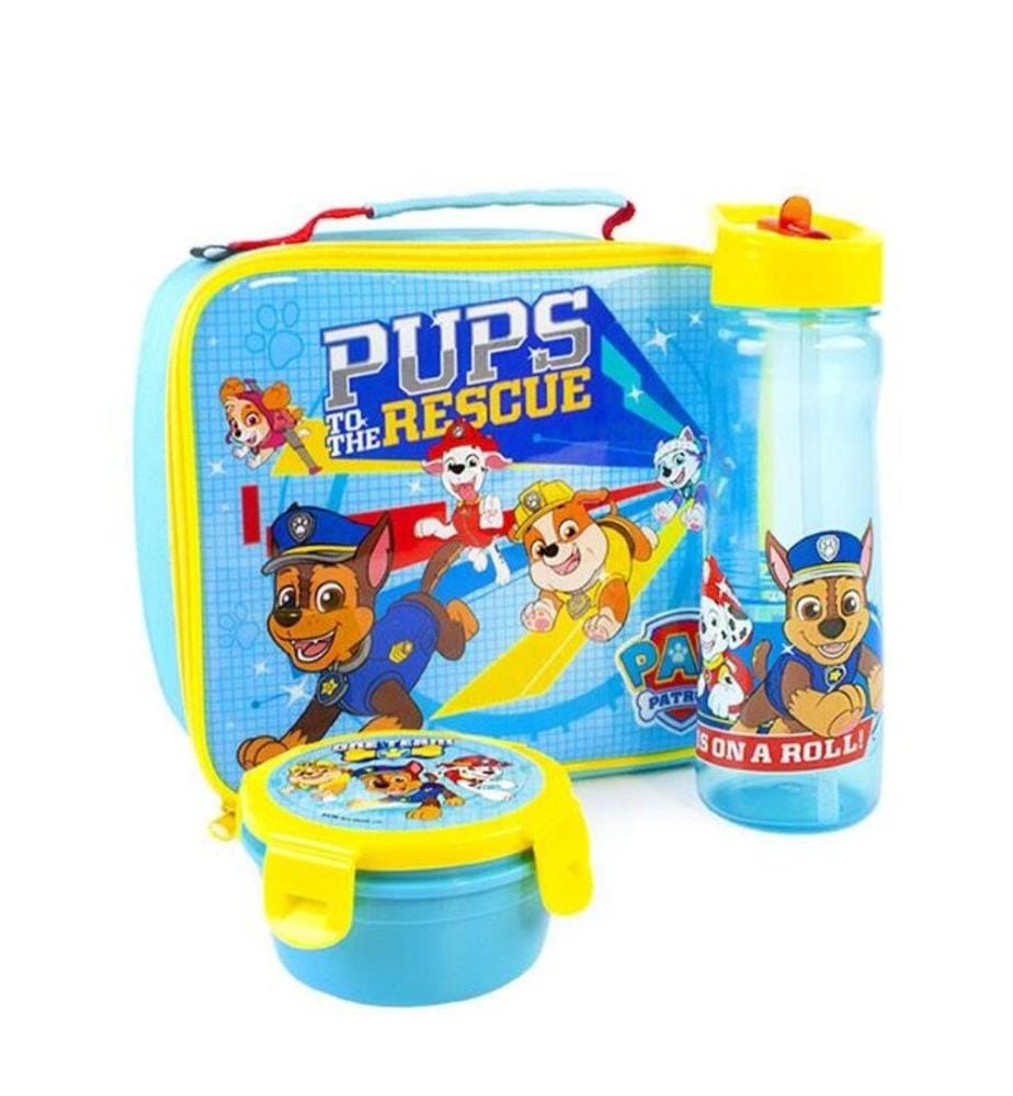 Paw Patrol - "Rescue Pups" Brotzeittaschen-Set für Kinder