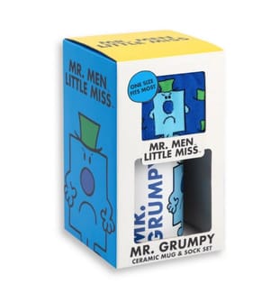 Mr Men Mens My Dad Is Mr Grumpy Mug And Sock Set