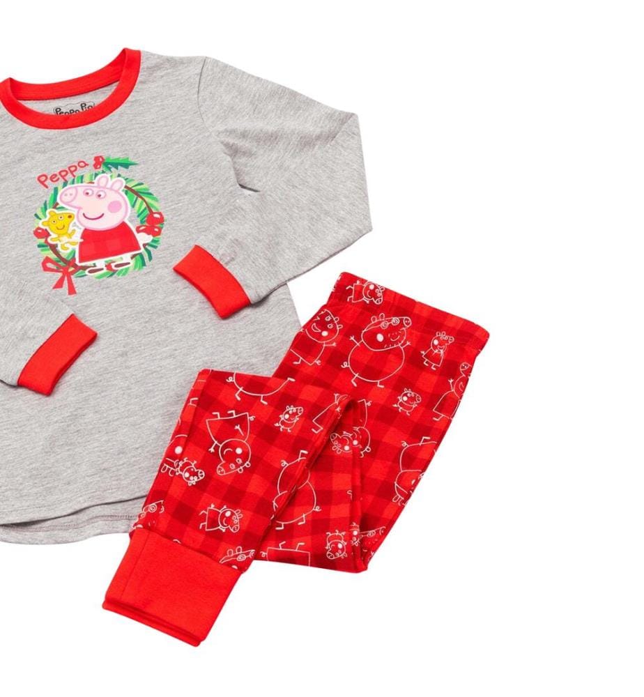 Peppa Pig Set Pigiama Natale Ragazze