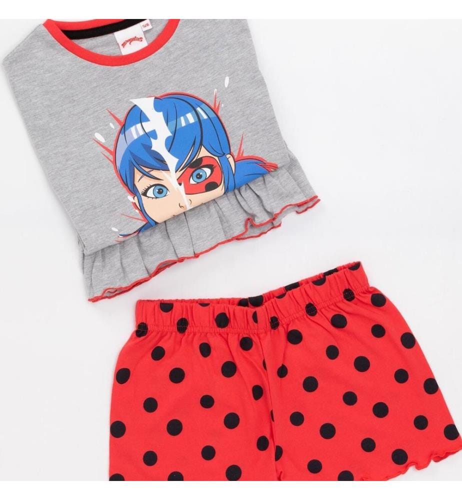Miraculous - "I Am My Own Hero!" Schlafanzug mit Shorts für Mädchen (3er-Pack)