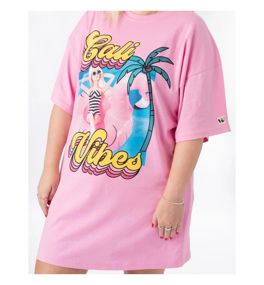 Barbie - "Cali Vibes" T-Shirt-Kleid für Damen
