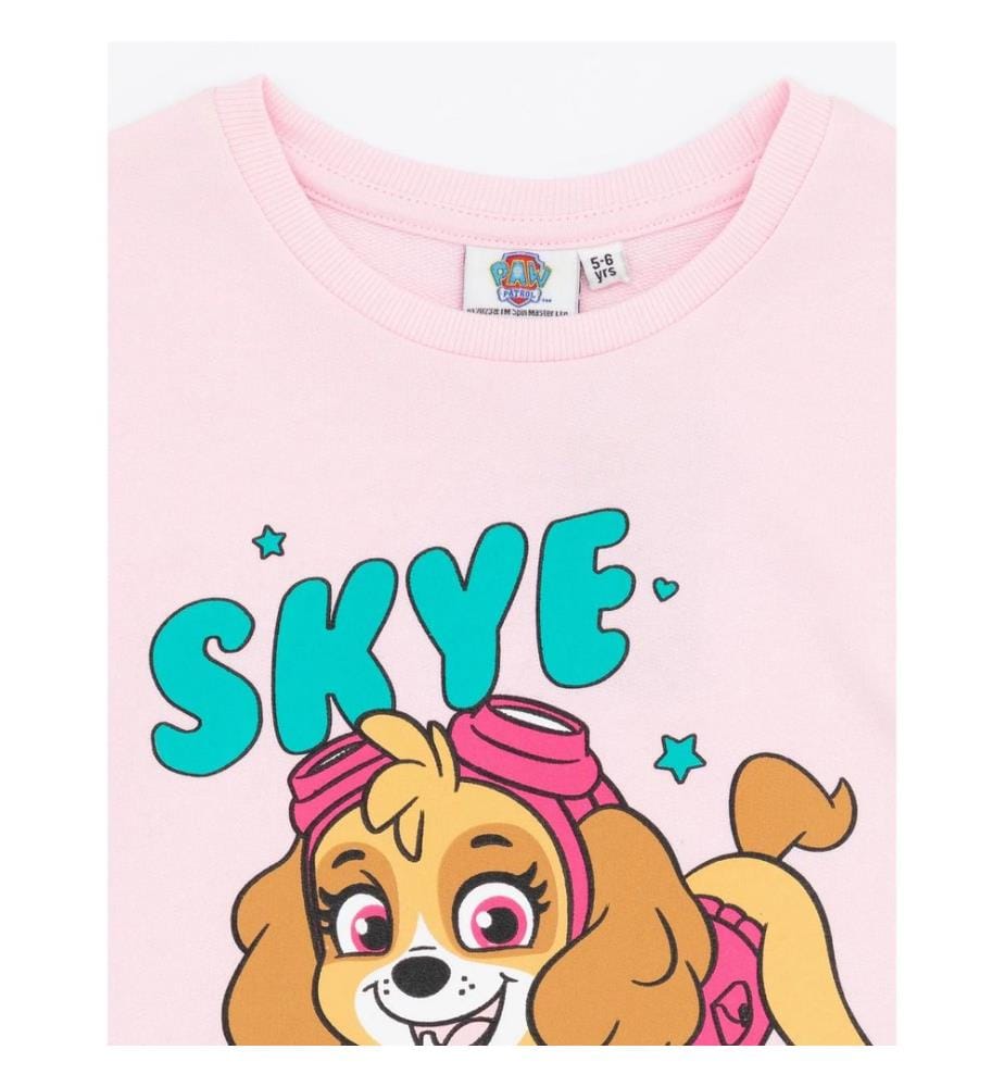 Paw Patrol Set Abito e Leggings in Maglina Skye Ragazze
