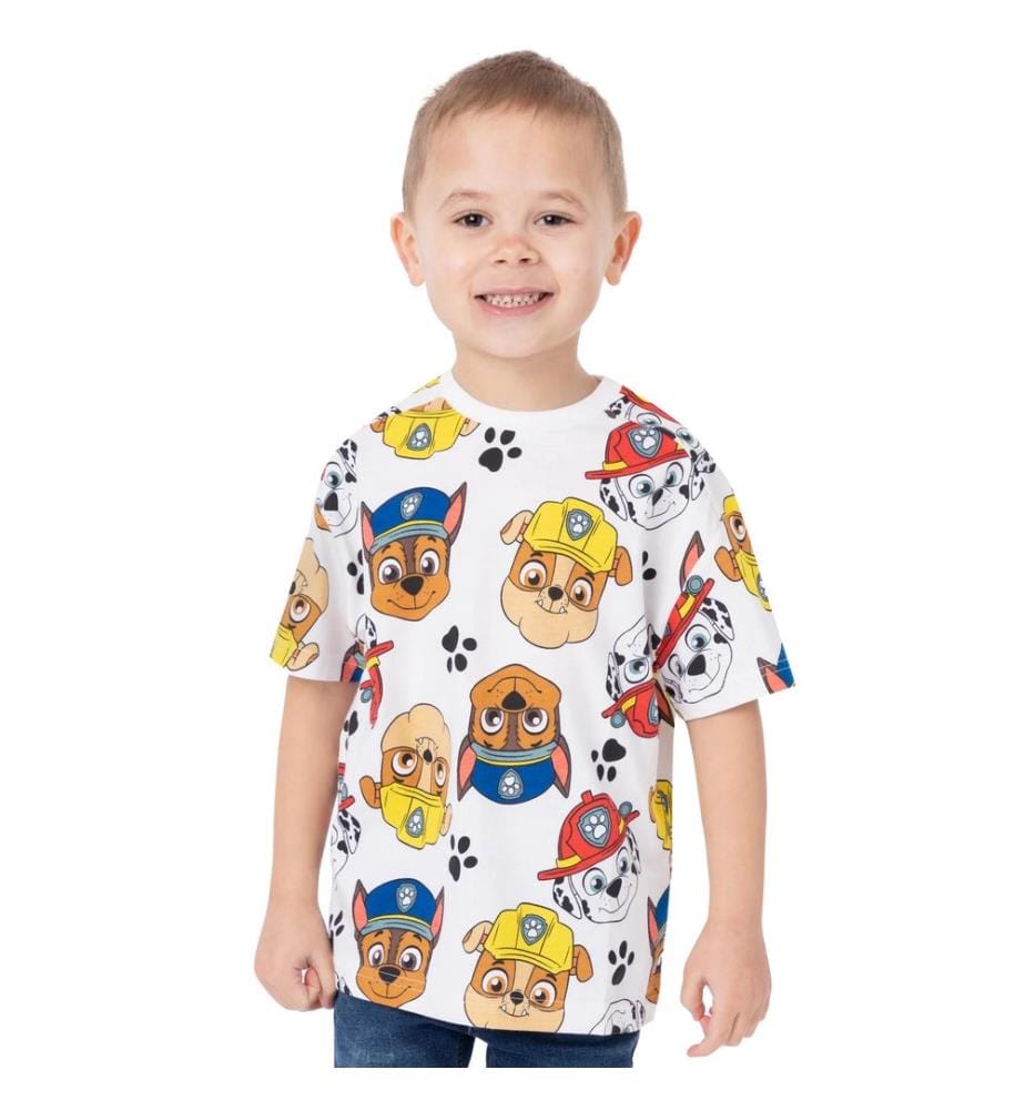 Paw Patrol Childrens/Kids T-Shirt (Pack of 3)