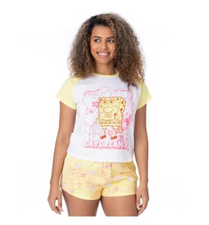 SpongeBob SquarePants - Schlafanzug für Damen  kurzärmlig