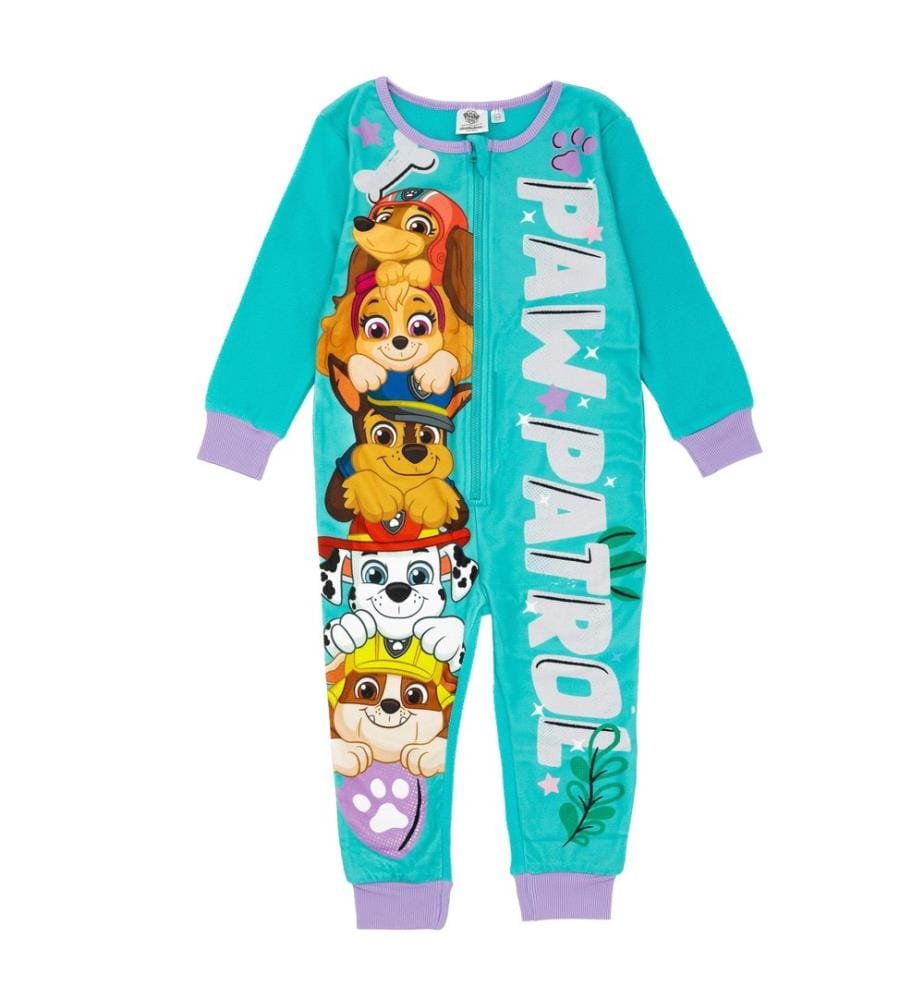 Paw Patrol Childrens/Kids Characters All-In-One Nightwear