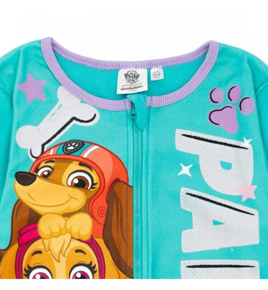 Paw Patrol Childrens/Kids Characters All-In-One Nightwear