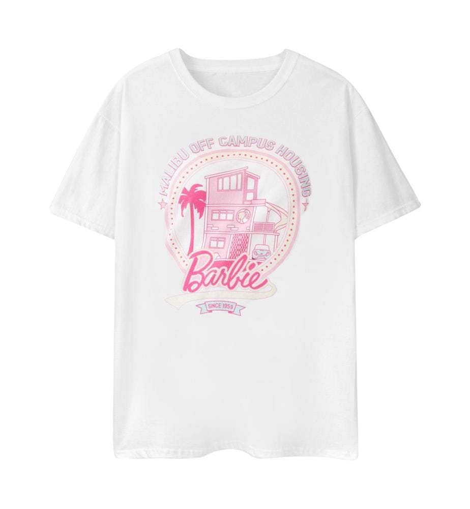 Barbie - "Malibu Off Campus Housing" T-Shirt für Damen  kurzärmlig