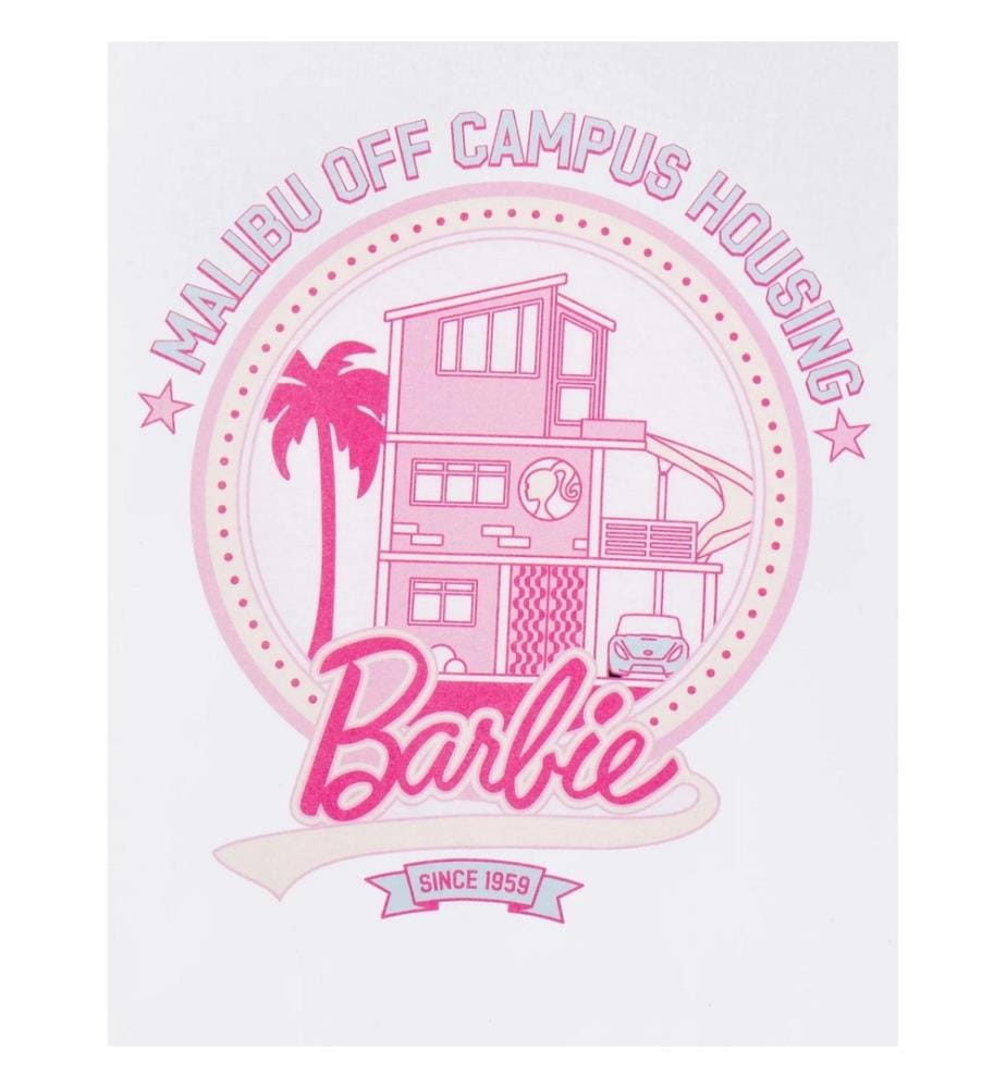 Barbie - "Malibu Off Campus Housing" T-Shirt für Damen  kurzärmlig