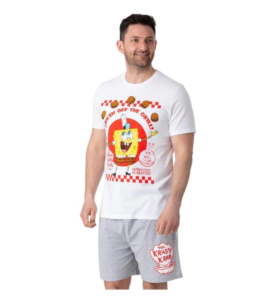 SpongeBob SquarePants Mens Short Pyjama Set