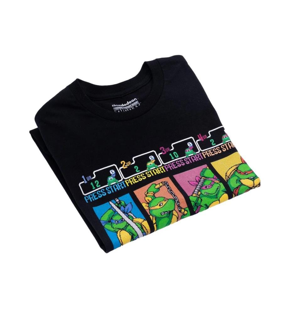 Teenage Mutant Ninja Turtles - T-shirt PRESS START ARCADE GAME - Homme