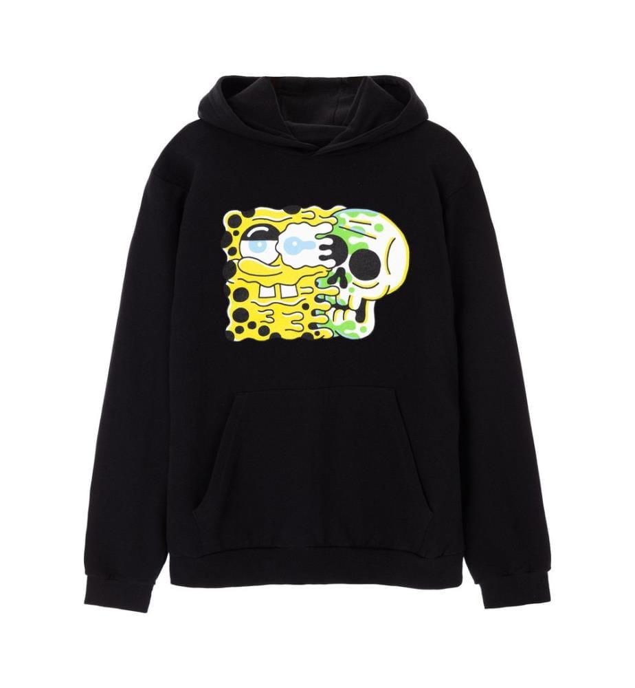 SpongeBob SquarePants Felpa con Cappuccio Teschio Uomo