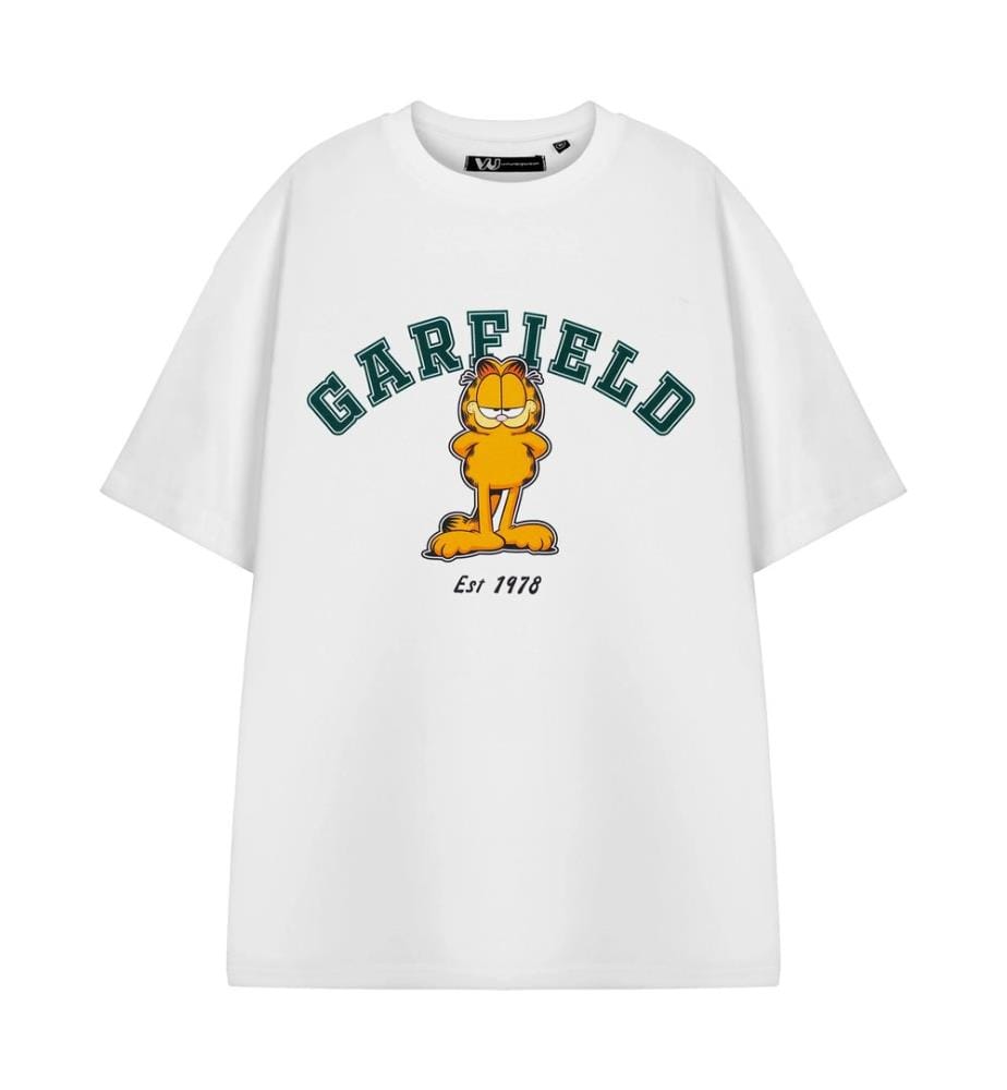 Garfield - T-Shirt für Herren/Damen Unisex kurzärmlig