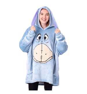 Winnie the Pooh Womens/Ladies Eeyore Blanket Hoodie