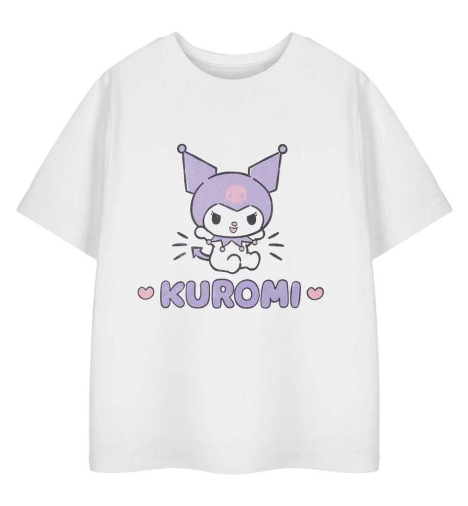 Hello Kitty Maglietta Kuromi Cuore Ragazze