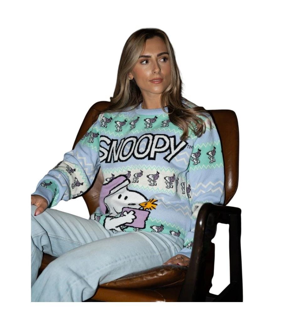 Peanuts - Pullover für Damen, weihnachtliches Design