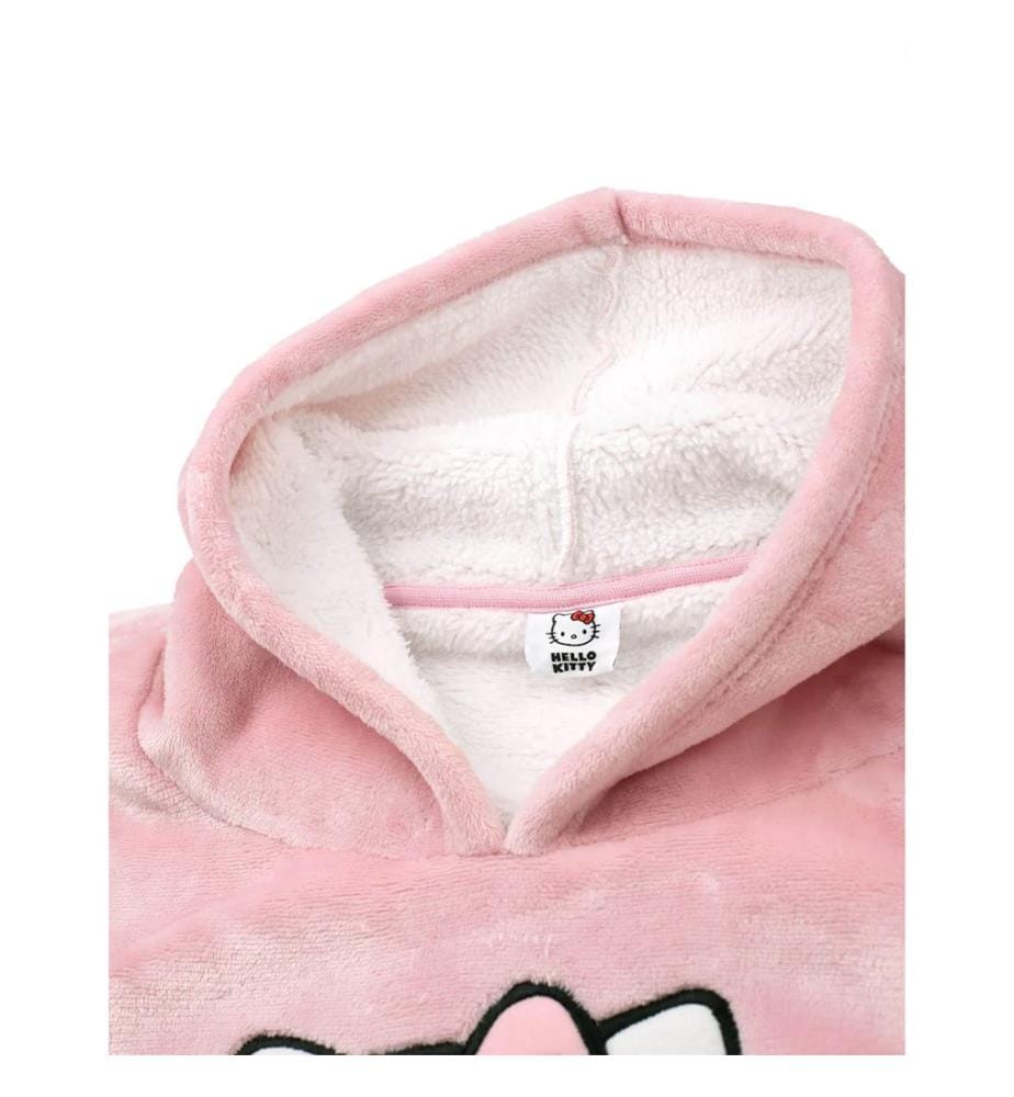 Hello Kitty Felpa con Cappuccio a Coperta Viso del Personaggio Donna