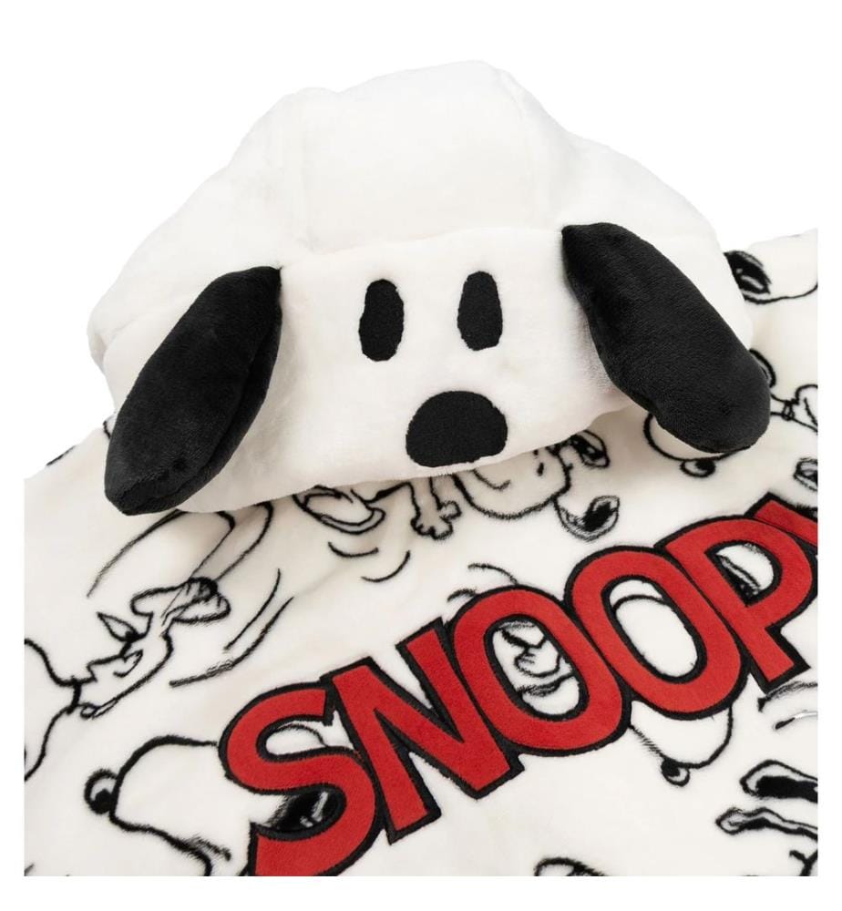 Peanuts Felpa con Cappuccio a Coperta Snoopy Donna