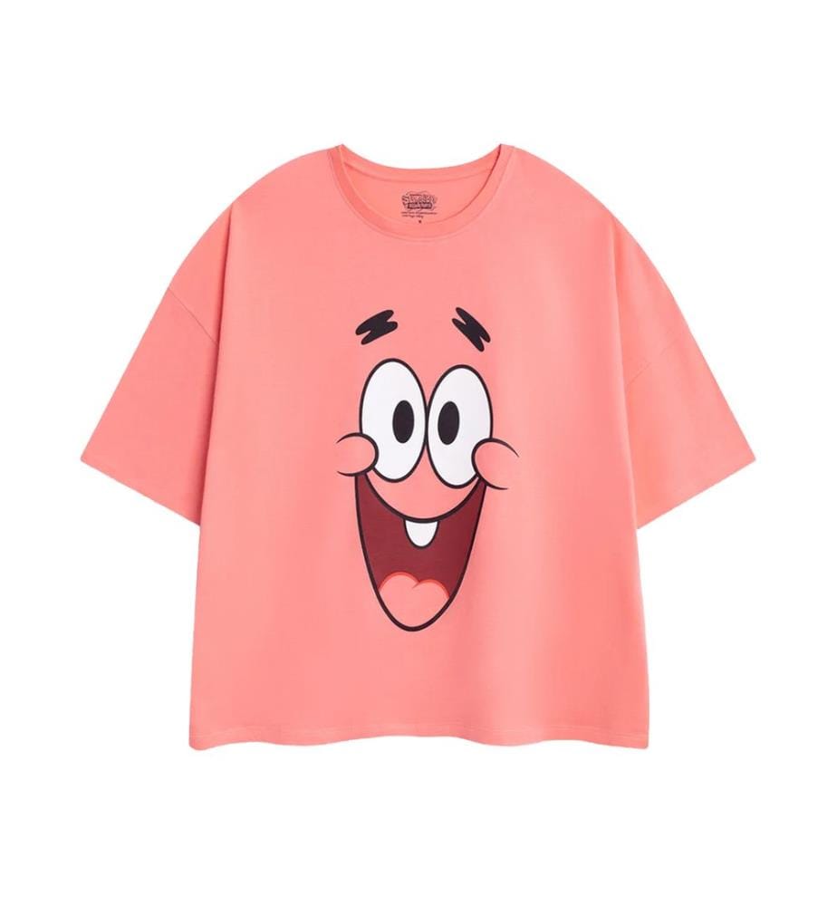 SpongeBob SquarePants - Ensemble de pyjama long manches courtes motif Patrick Étoile - Femme