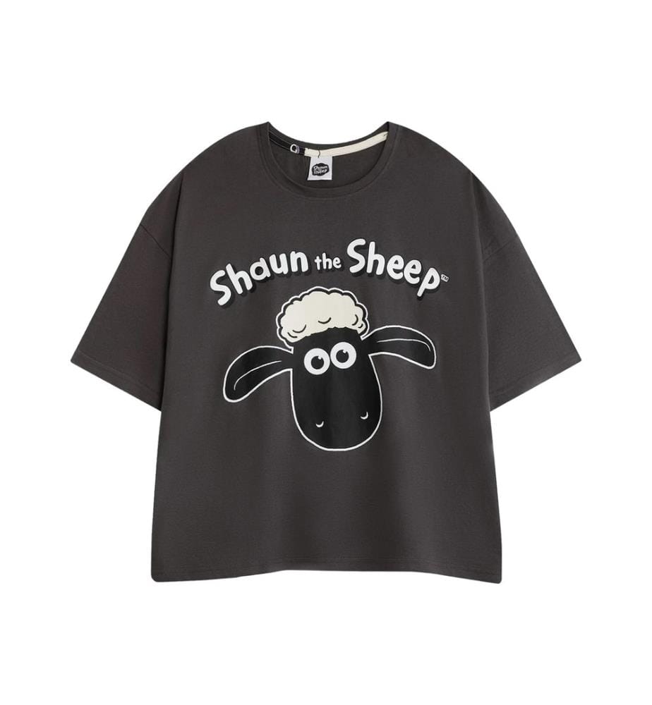 Shaun the Sheep - Ensemble de pyjama long manches courtes motif/style personnage - Femme