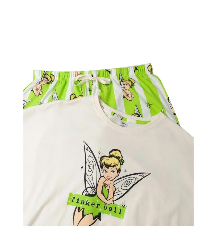Tinkerbell - Ensemble de pyjama long manches courtes - Femme