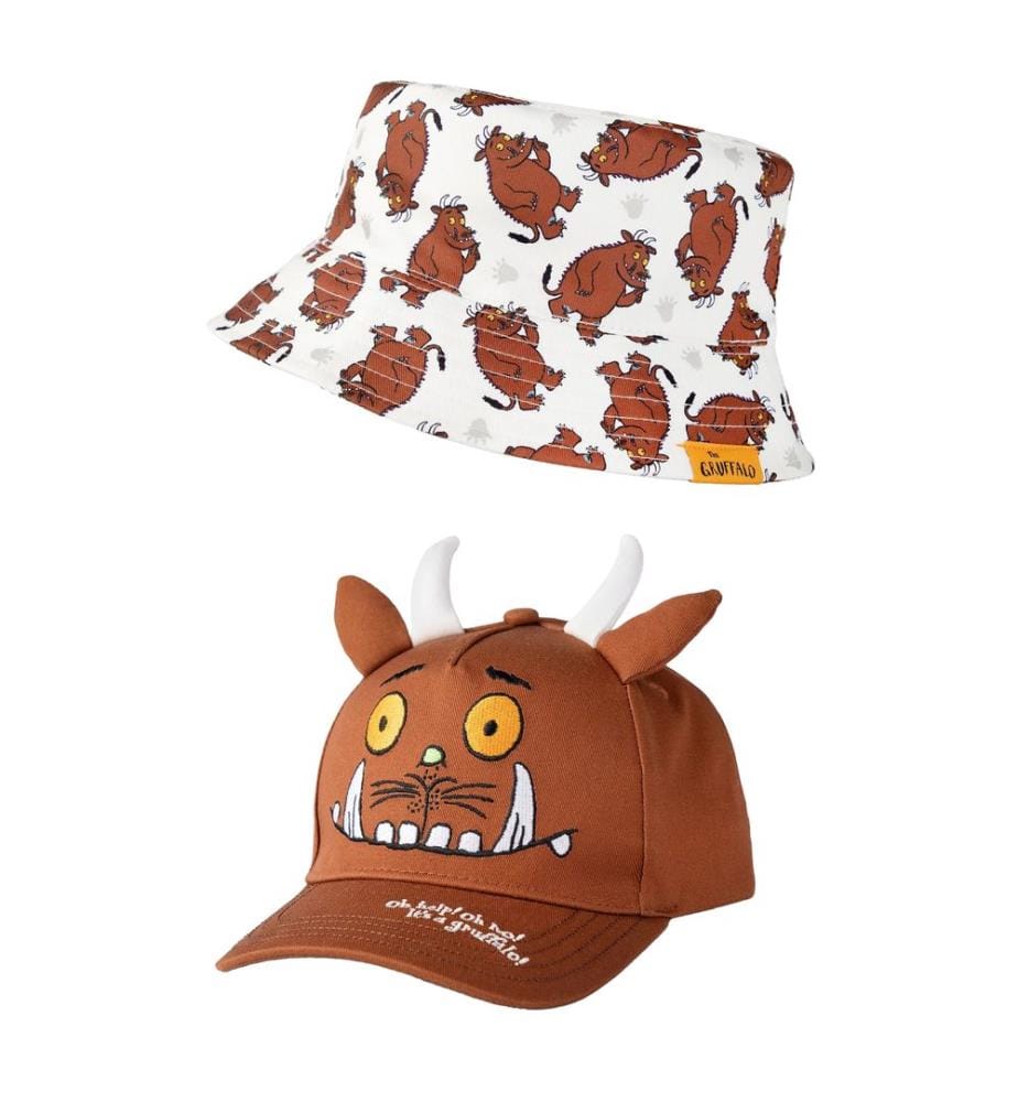 The Gruffalo Boys Character Reversible Bucket Hat & Cap Set