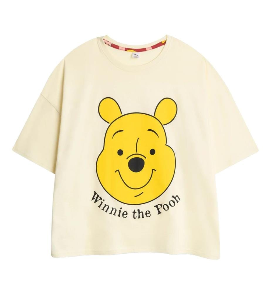 Winnie the Pooh - Ensemble de pyjama long manches courtes motif/style visage - Femme